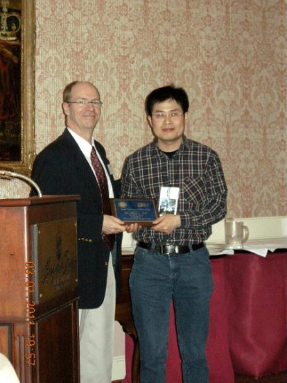 ErikDeumens & IBM-Lowdin Award Winner Xinguo Ren
